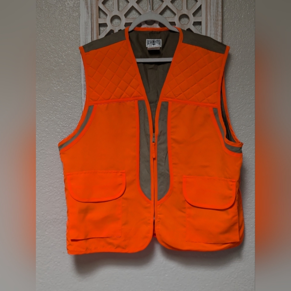 Bushmaster vest men's 2XL orange quilted hunting outdoors fishing shooting
